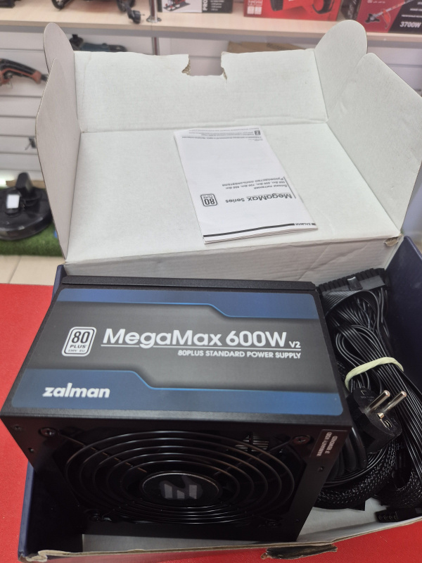 Блок питания Zalman megamax 600Wv2